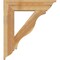 Ekena Millwork Funston Traditional Rough Sawn Bracket, Western Red Cedar, 6"W x 30"D x 34"H BKT06X30X34FST01RWR - alternate 2
